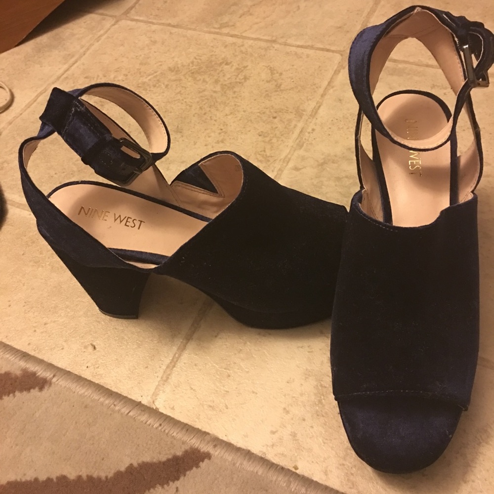 Blue suede shoes